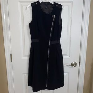 NWOT White House Black Market Zipper Dress 0